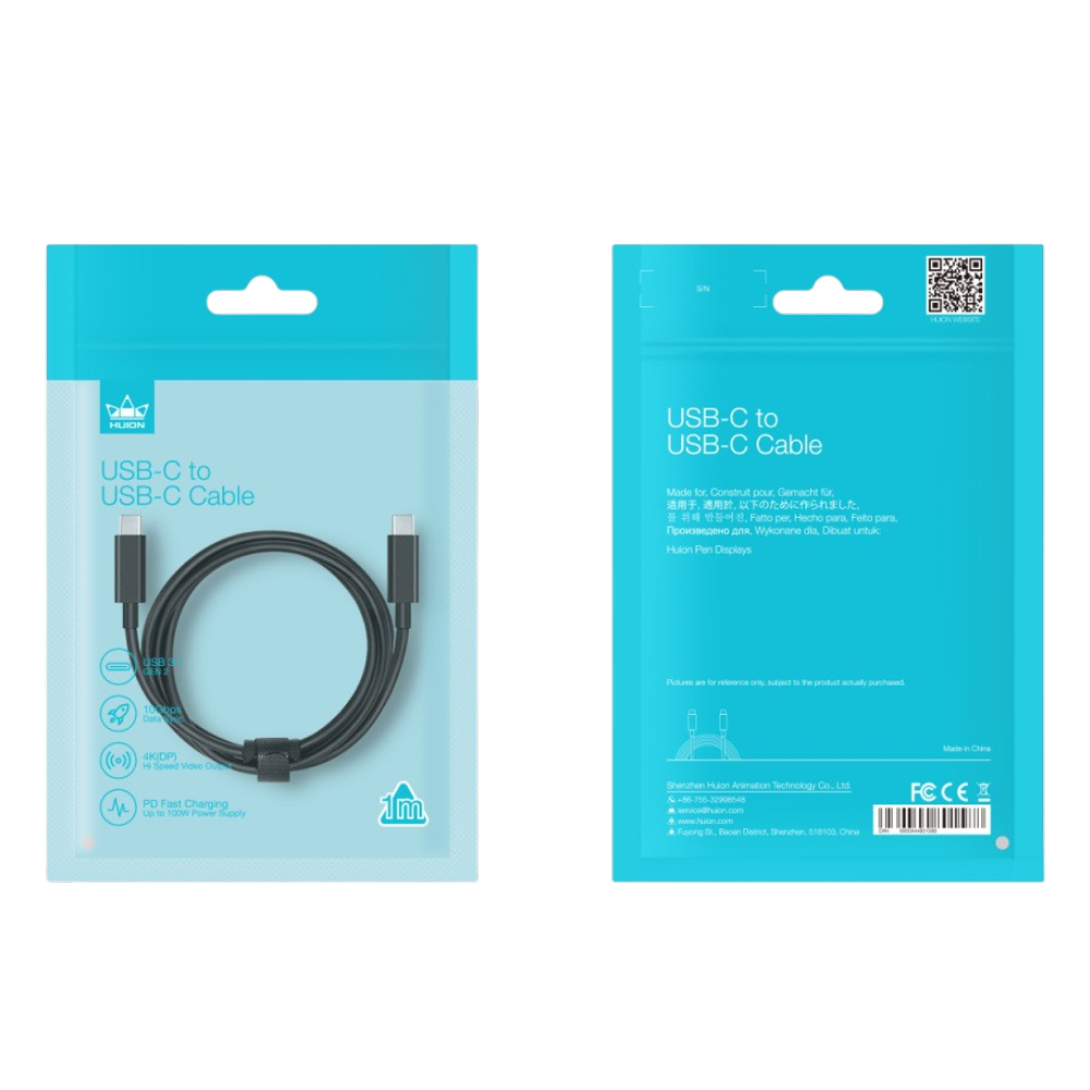 Cable salida USB-C a entrada USB-C